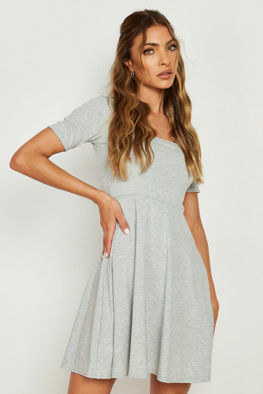 Cap Sleeve Skater Dress