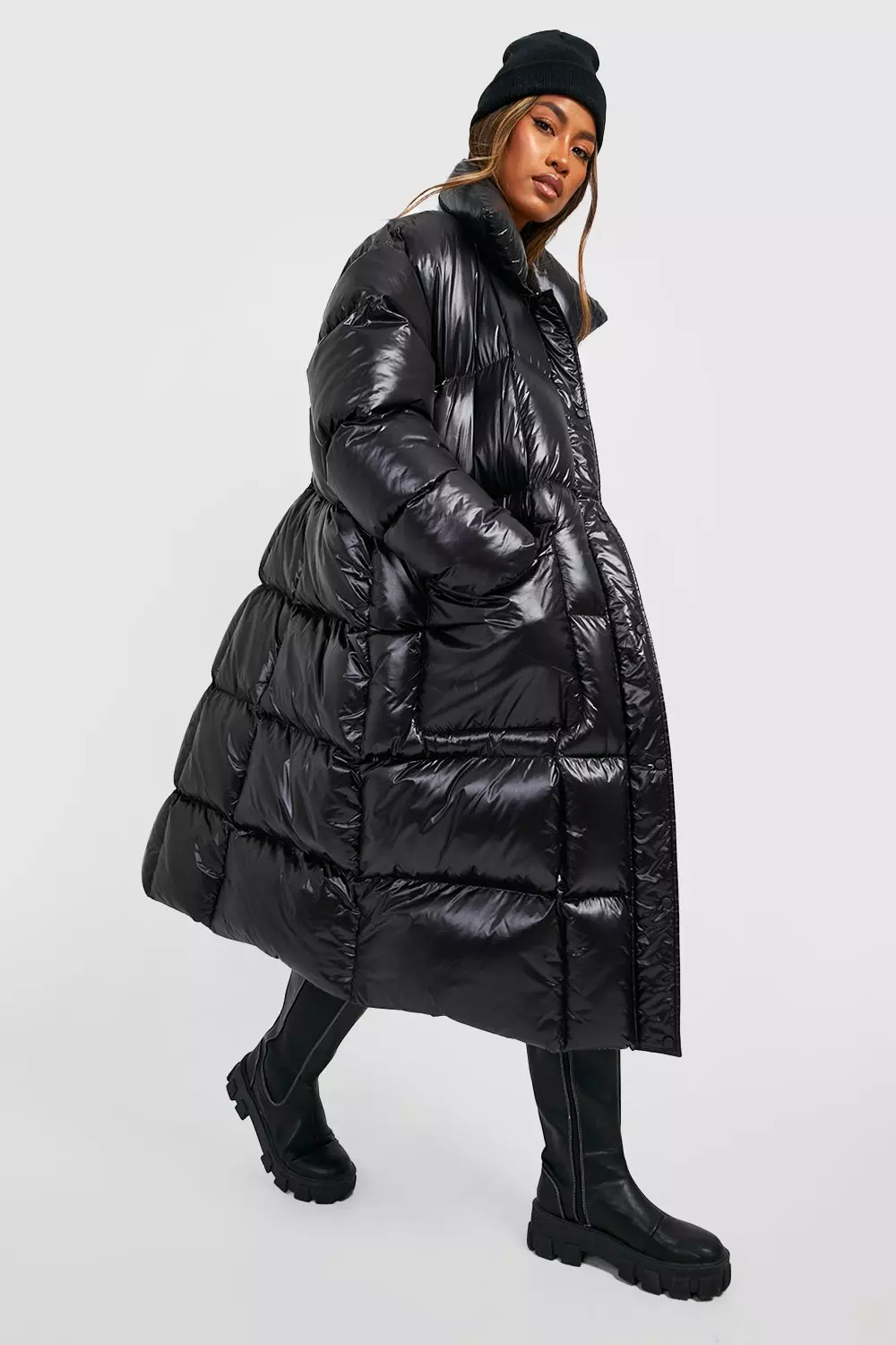 Calvin klein maxi down on sale coat