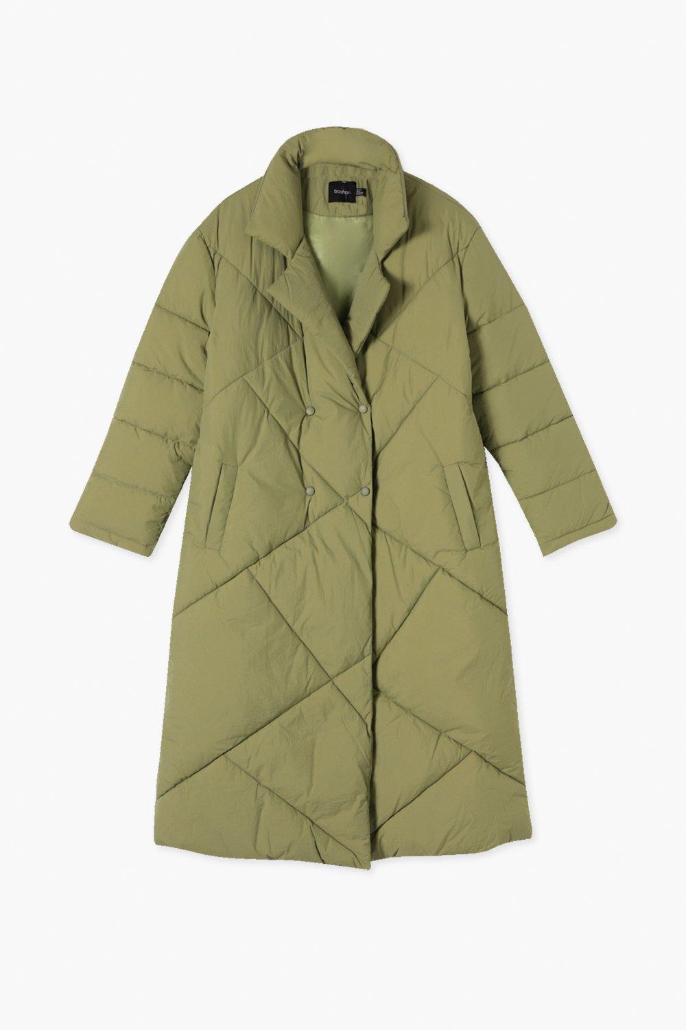 Maxi Quilt Detail Puffer Jacket | boohoo