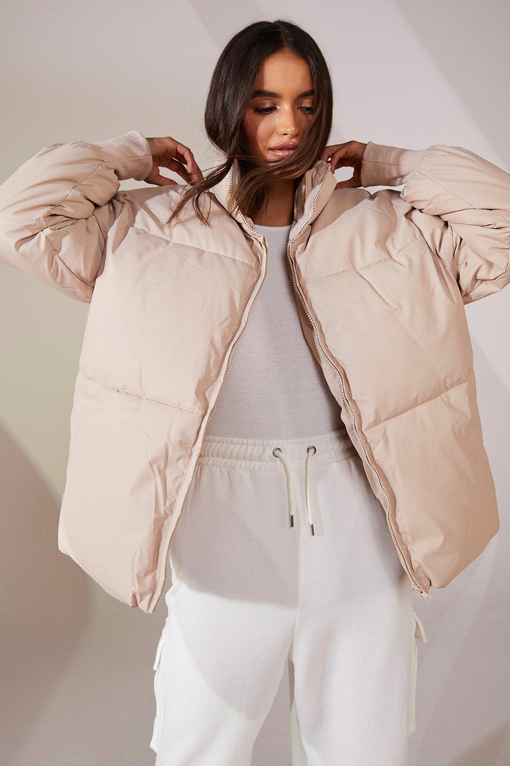 Beige Jacket - Cropped Jacket - Puffer Jacket - Quilted Jacket - Lulus