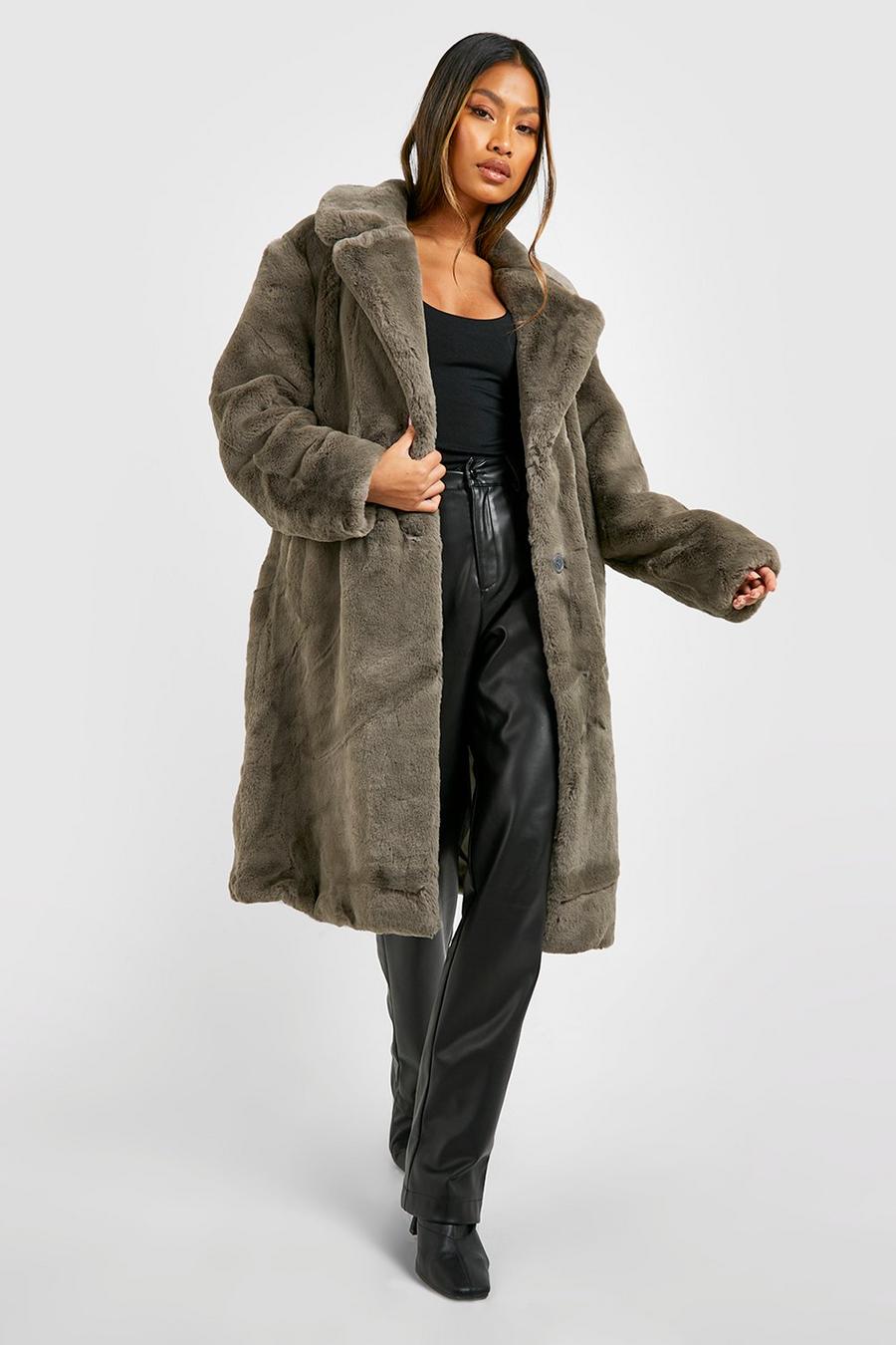 Women's Luxe Faux Fur Coat | Boohoo UK