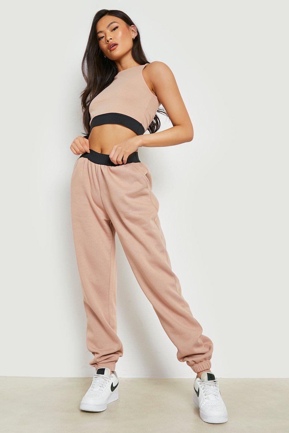 Missguided taped online joggers