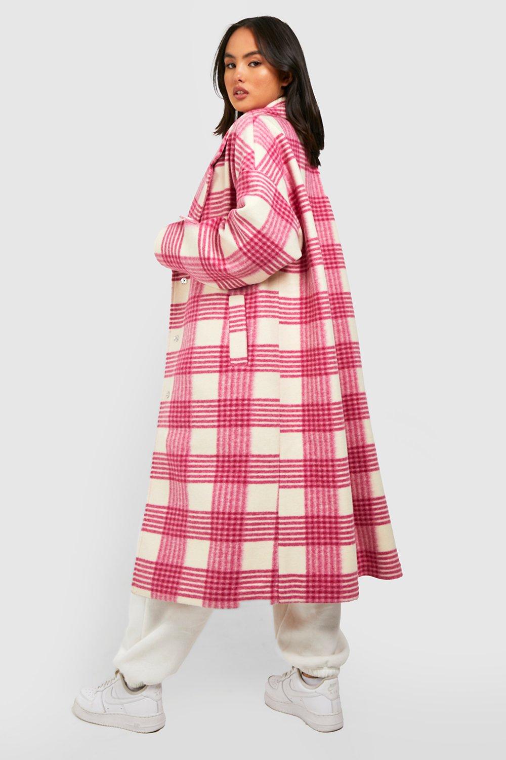 HARE Oversize check coat - アウター