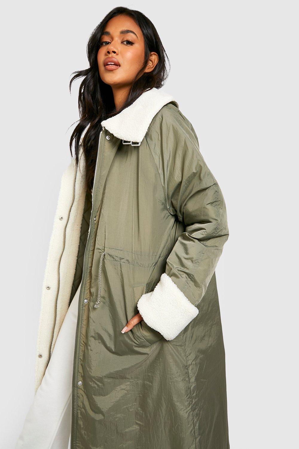 Borg lined 2025 parka womens