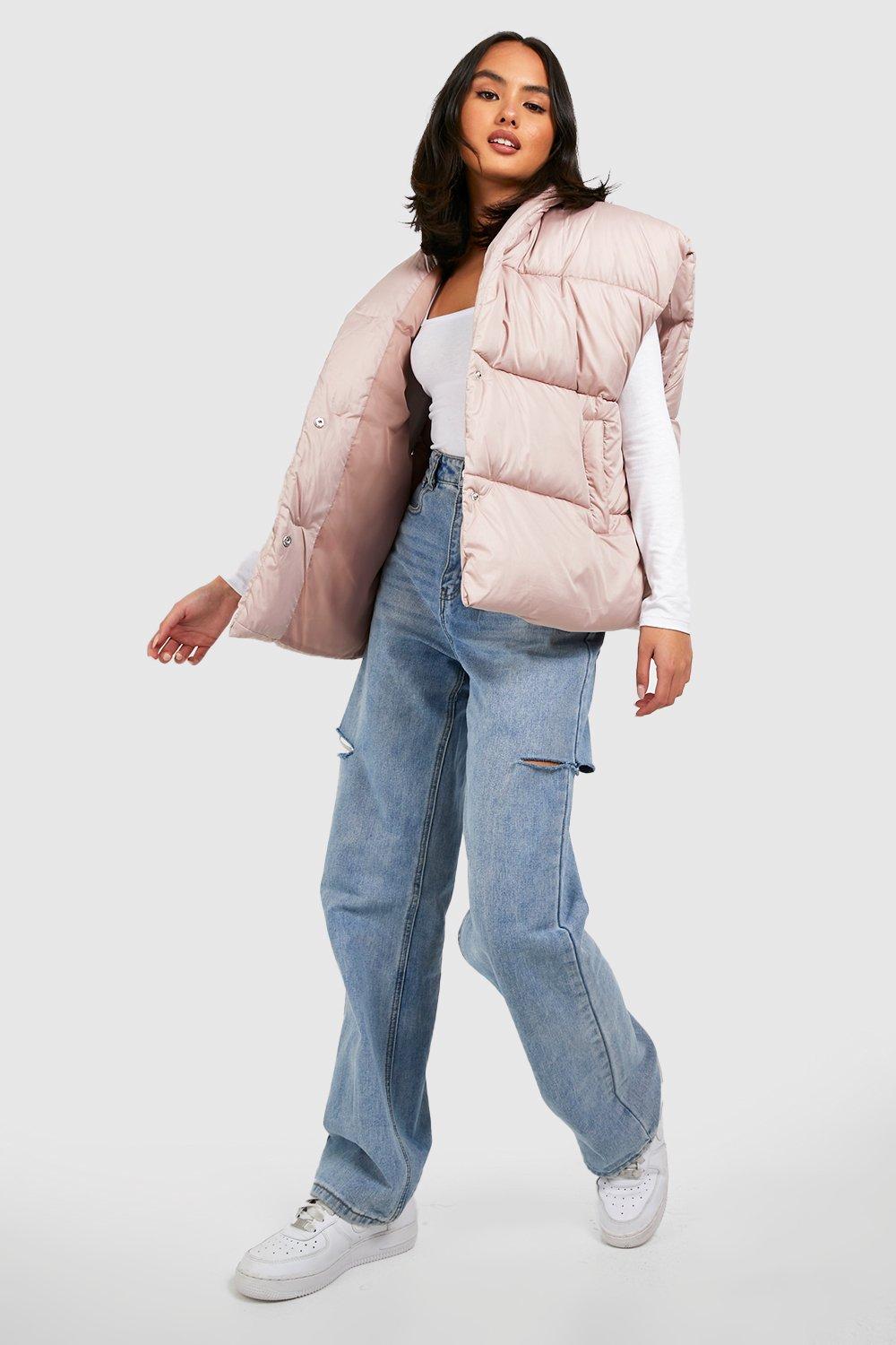 Caicj98 Women's Oversized Puffer Vest