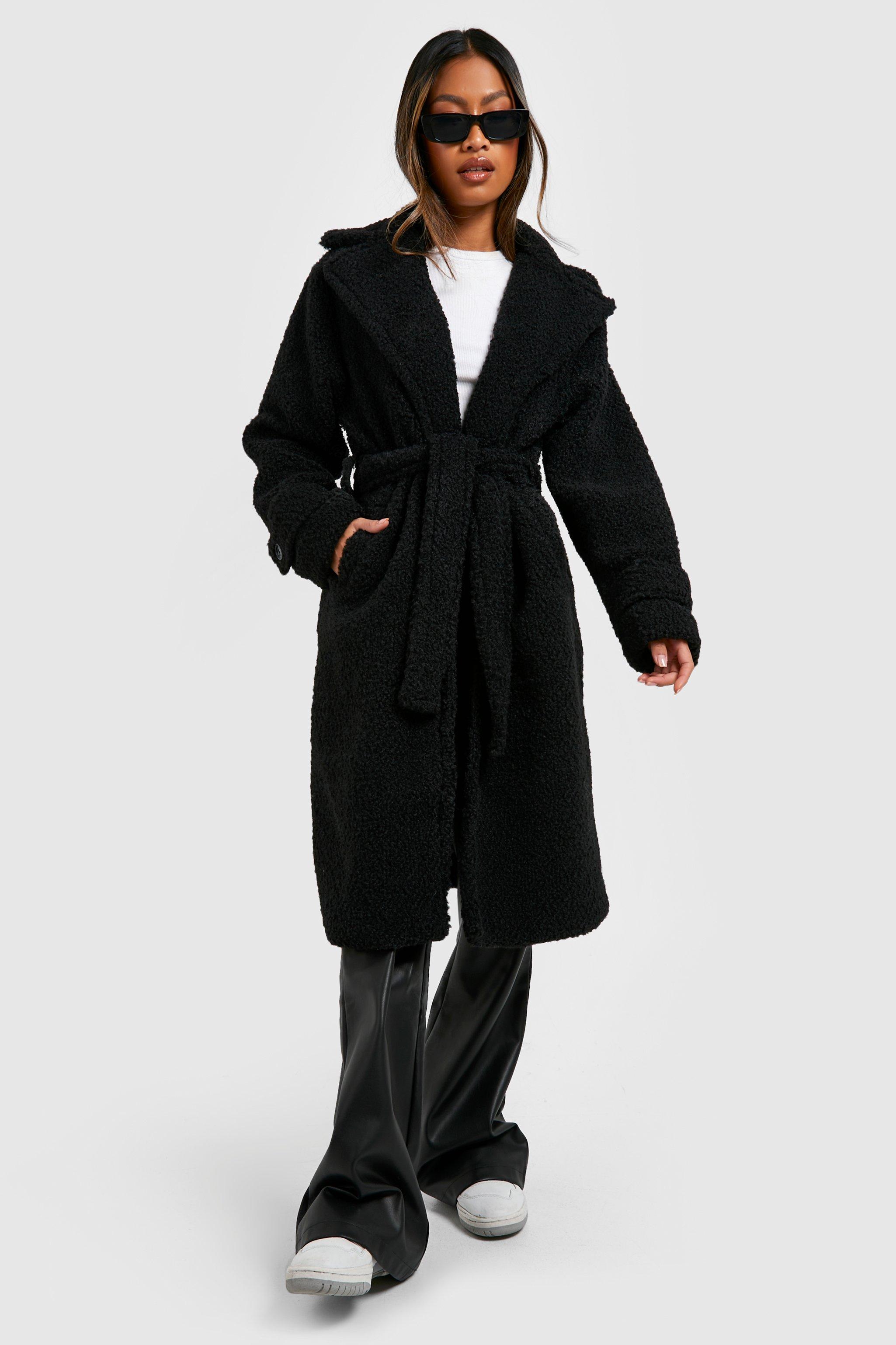 Teddy Faux Fur Belted Coat