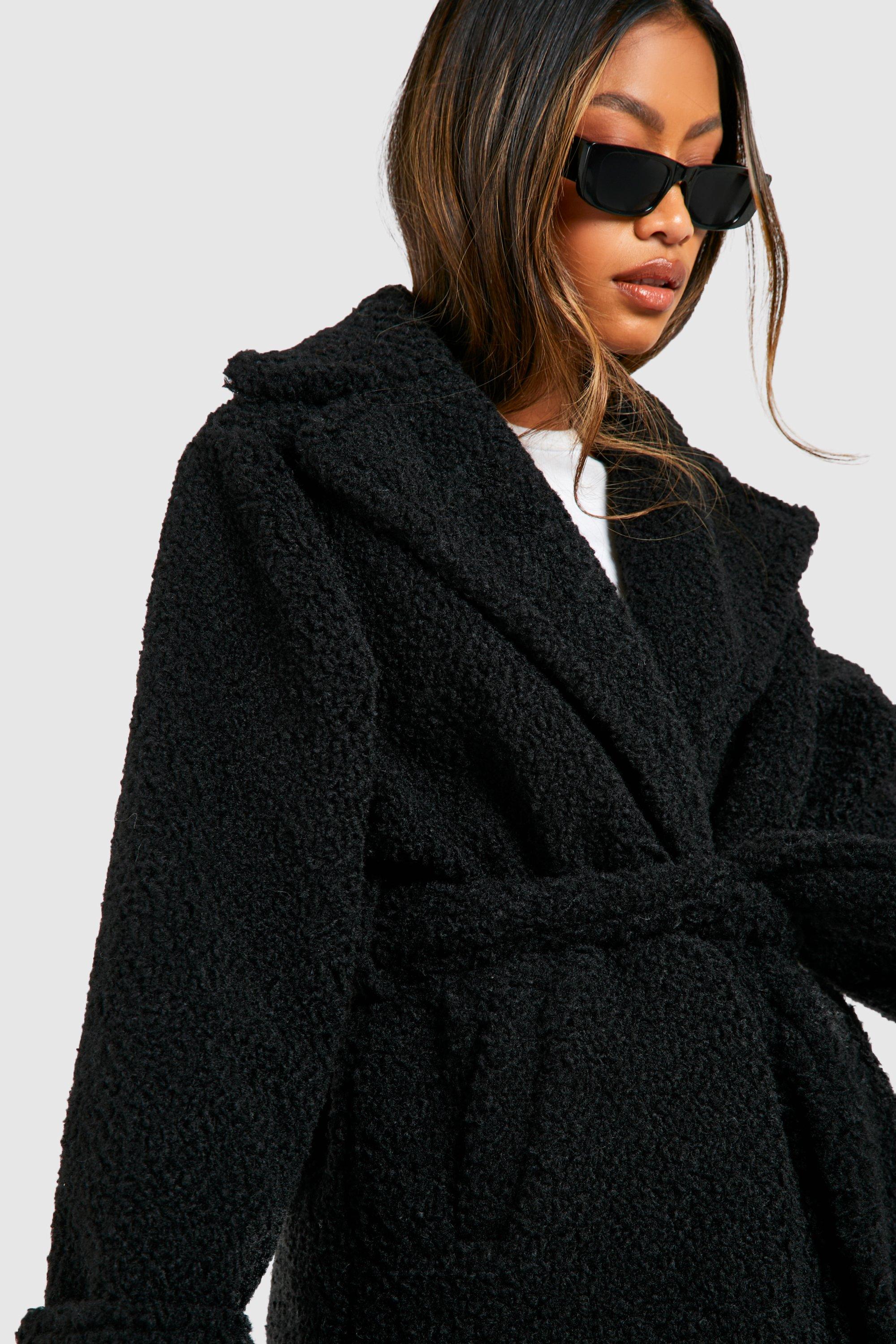 Teddy Faux Fur Belted Coat