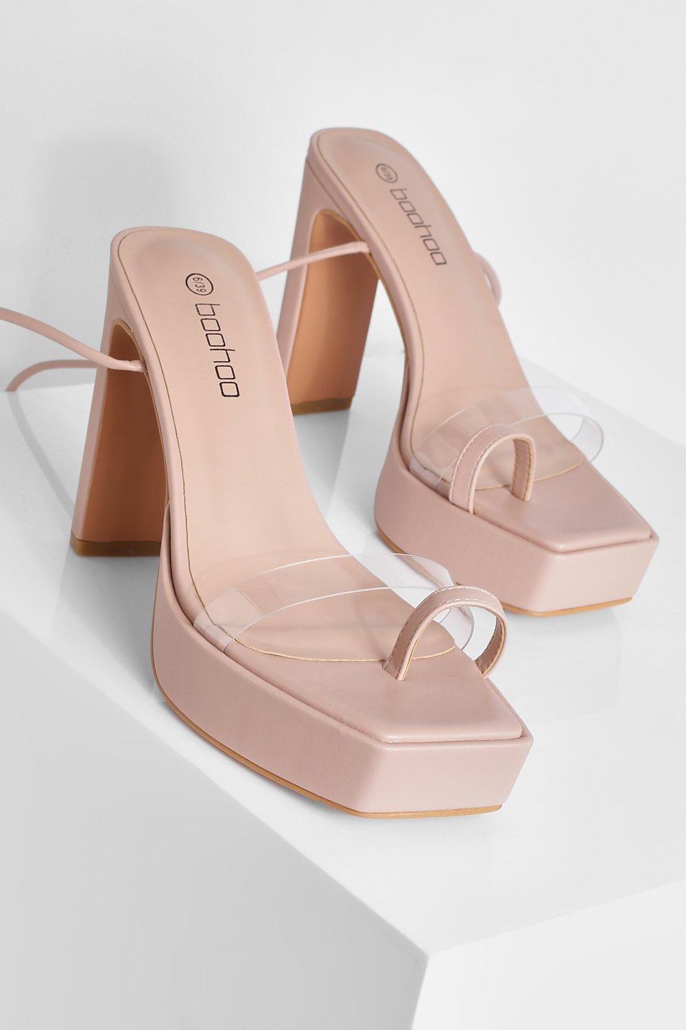 Boohoo clearance platform heels