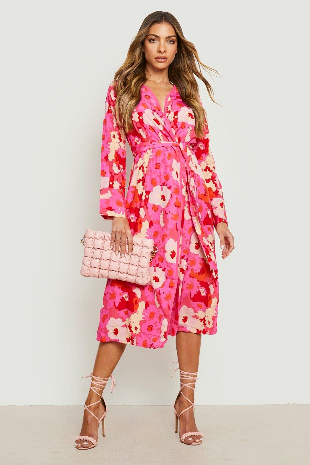 Belted deals kimono dress