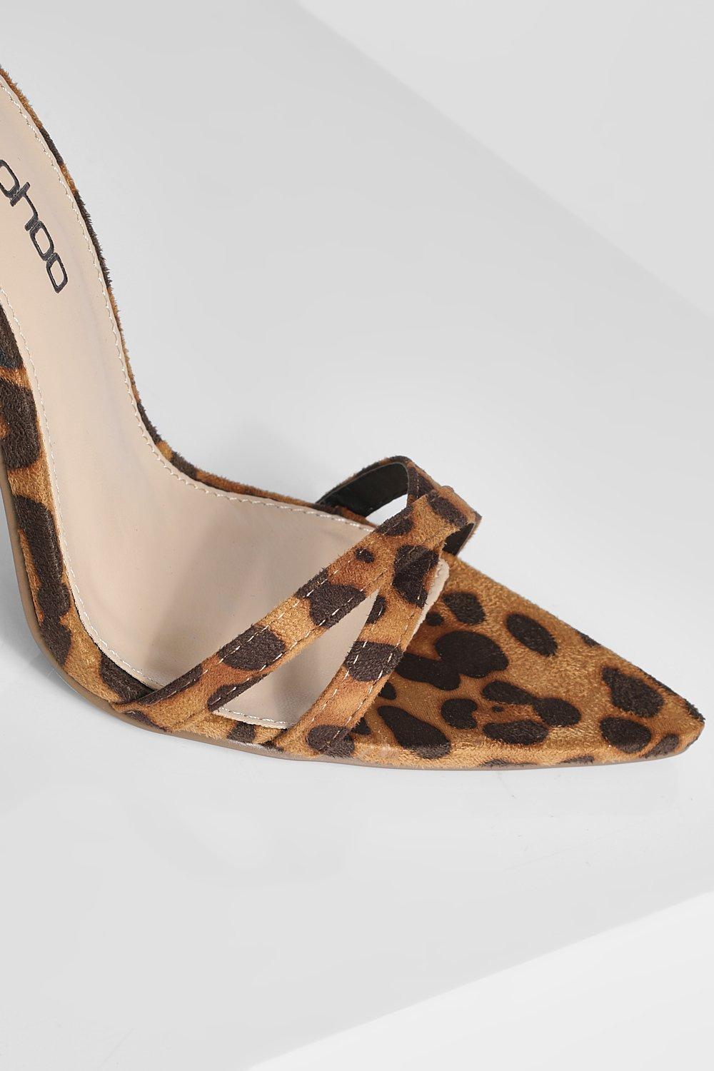 Pointed best sale leopard heels