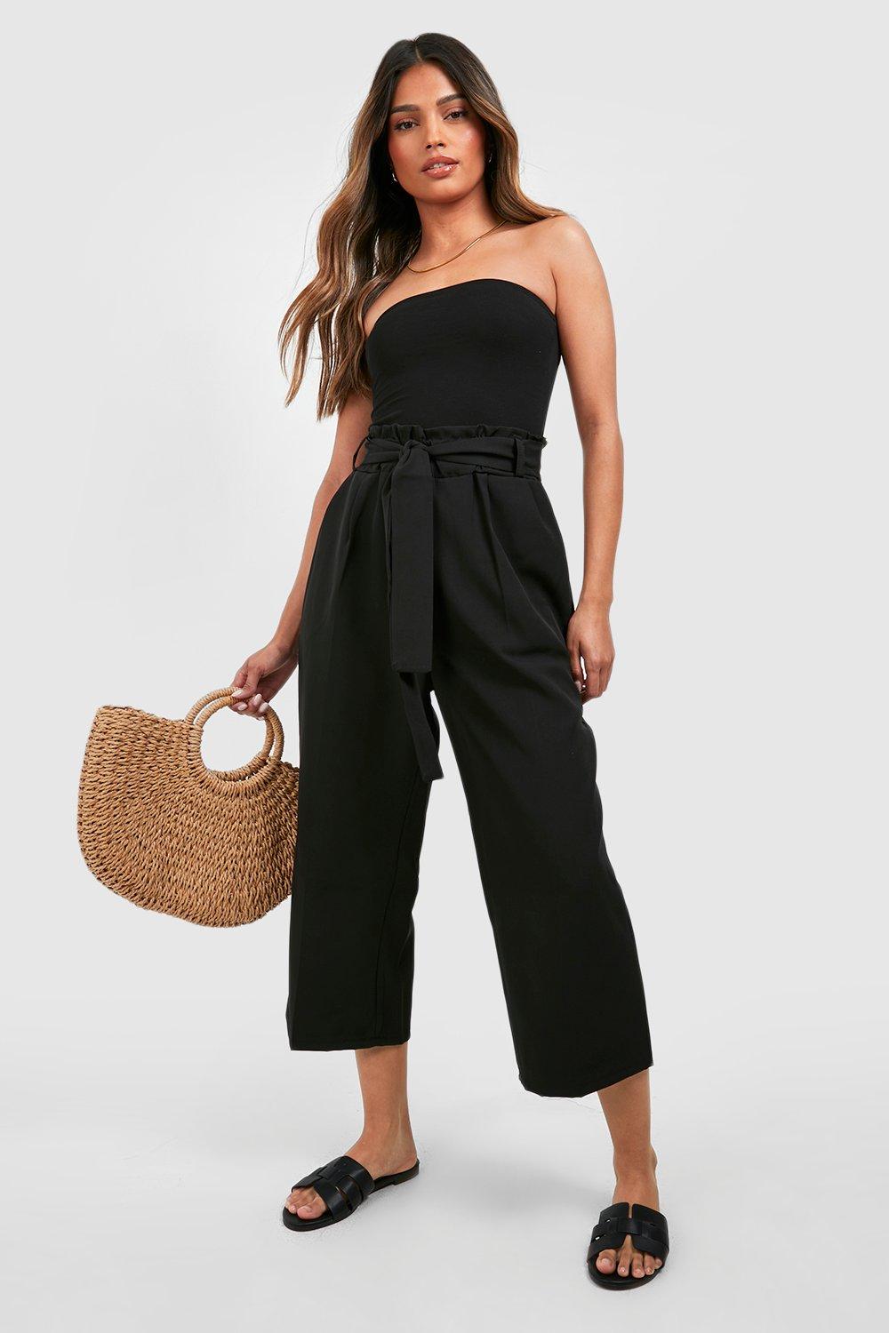 Soft Rib Culotte Pants