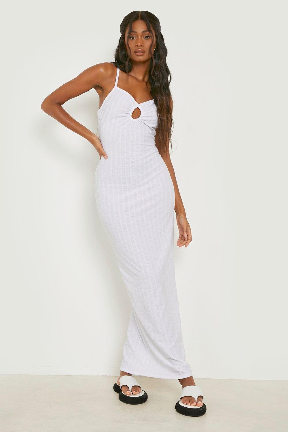 Crinkle cotton 2024 maxi dress