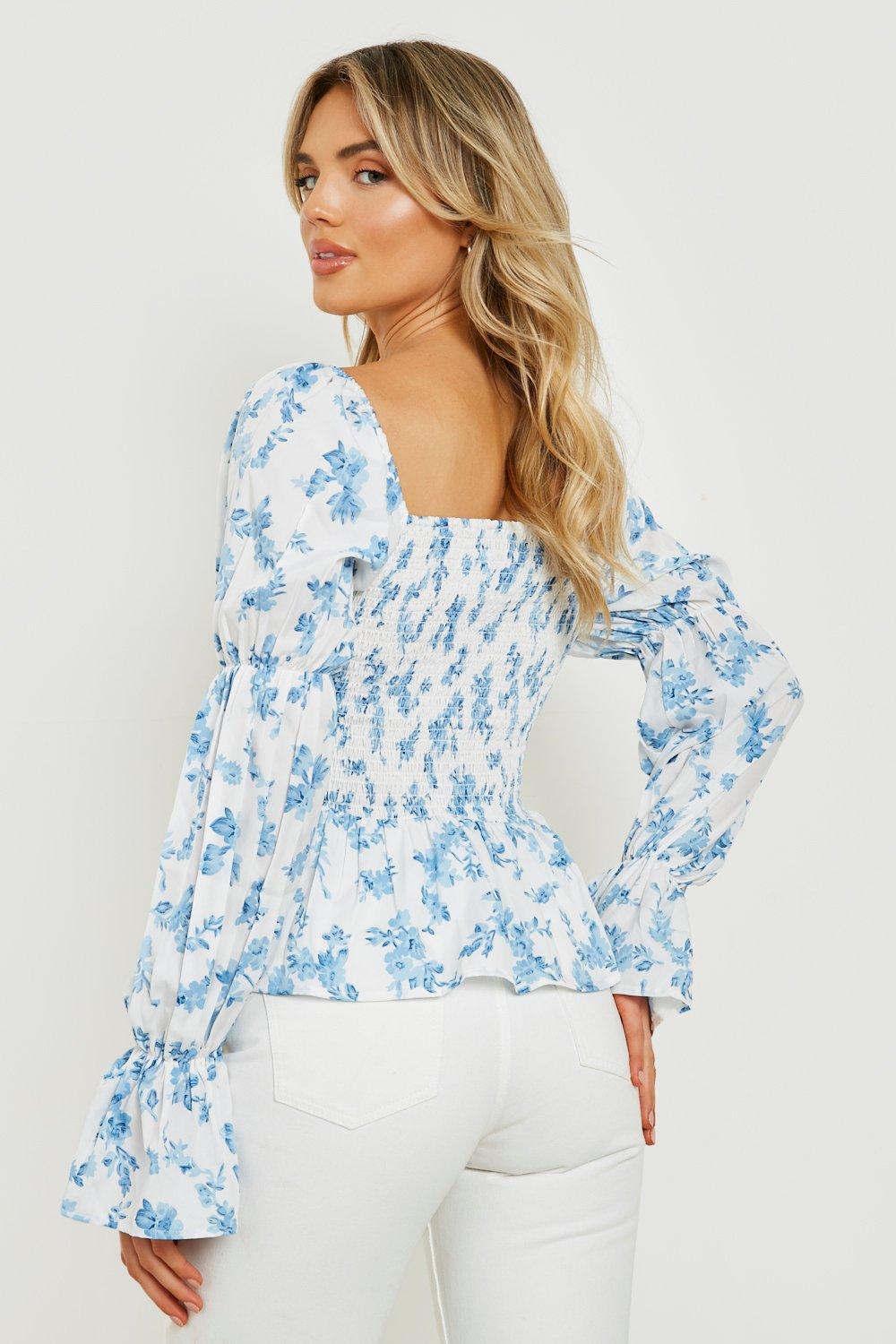 Puff sleeve discount top long sleeve