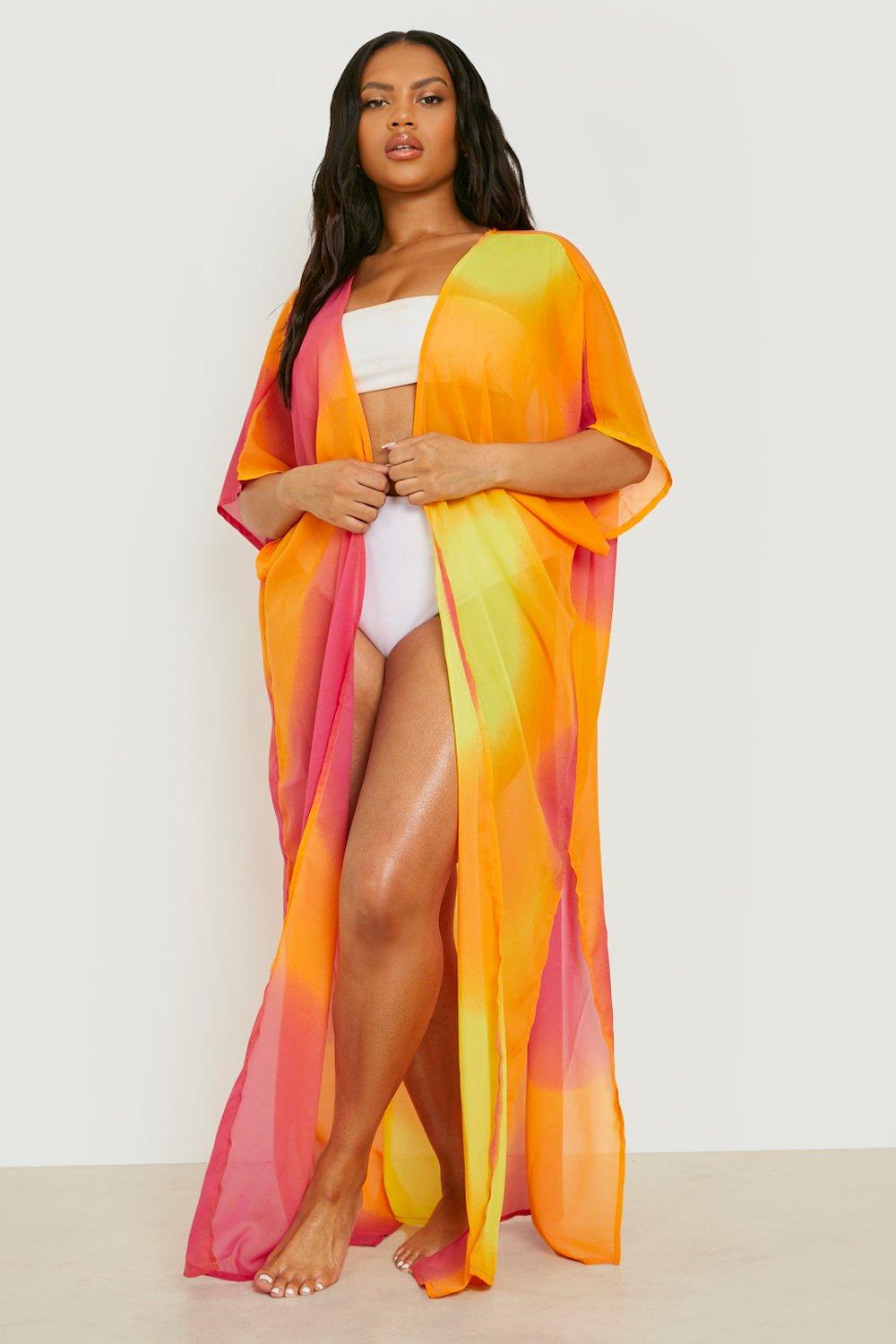 Kimono de plage grande taille sale