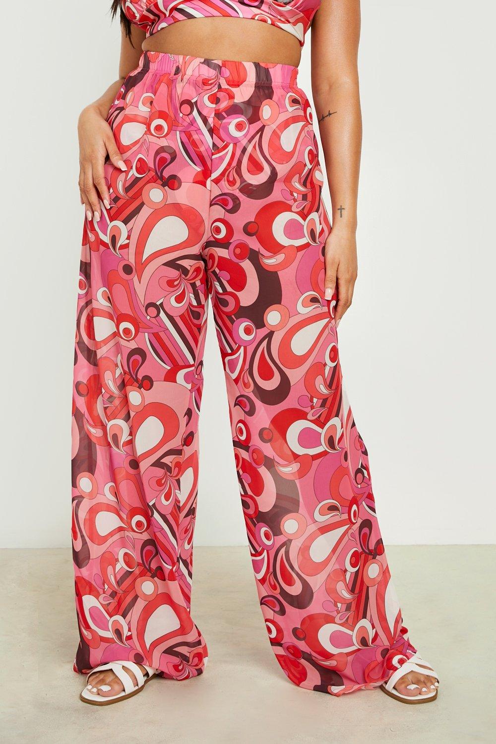 Floral sale beach trousers