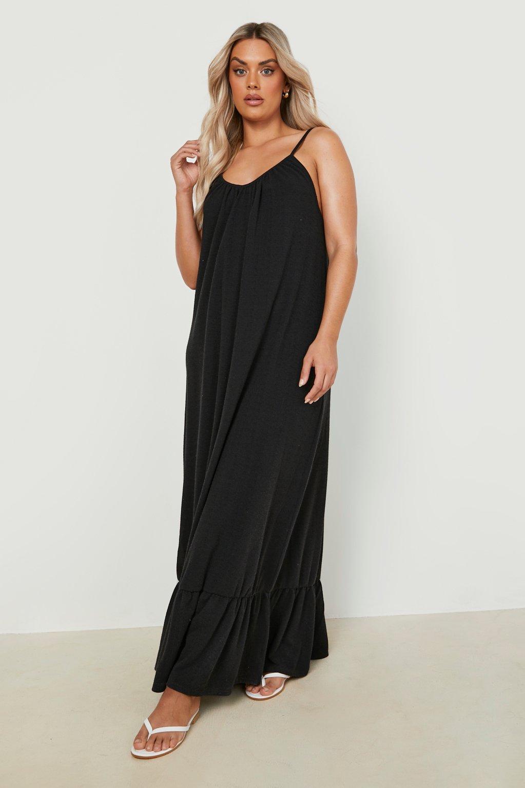 Robe longue en lin grande online taille