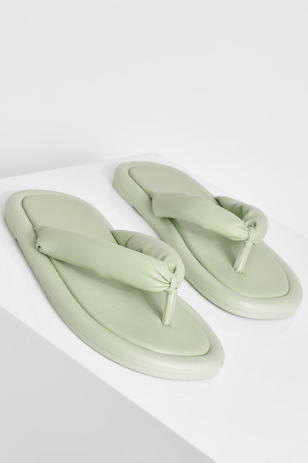 Sage green best sale flip flops