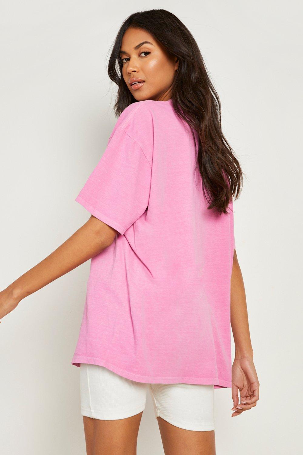 Oversized Embroidered T-Shirt boohoo