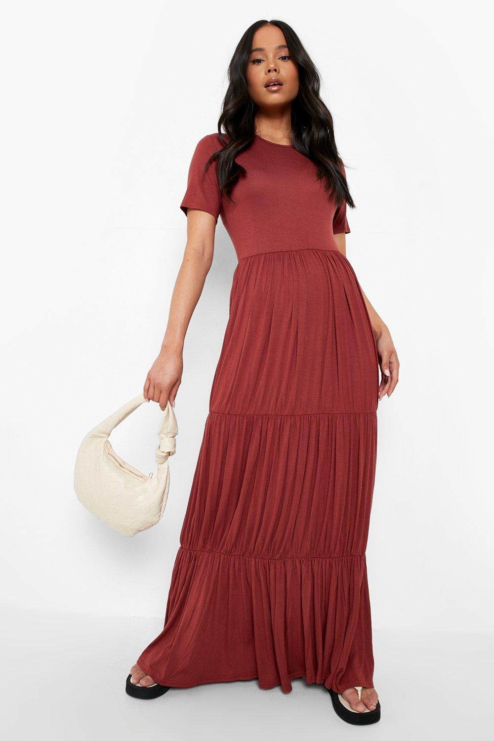 Half sleeve maxi dress cheap uk