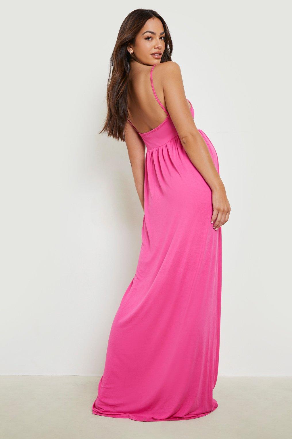 Maternity maxi dress boohoo best sale