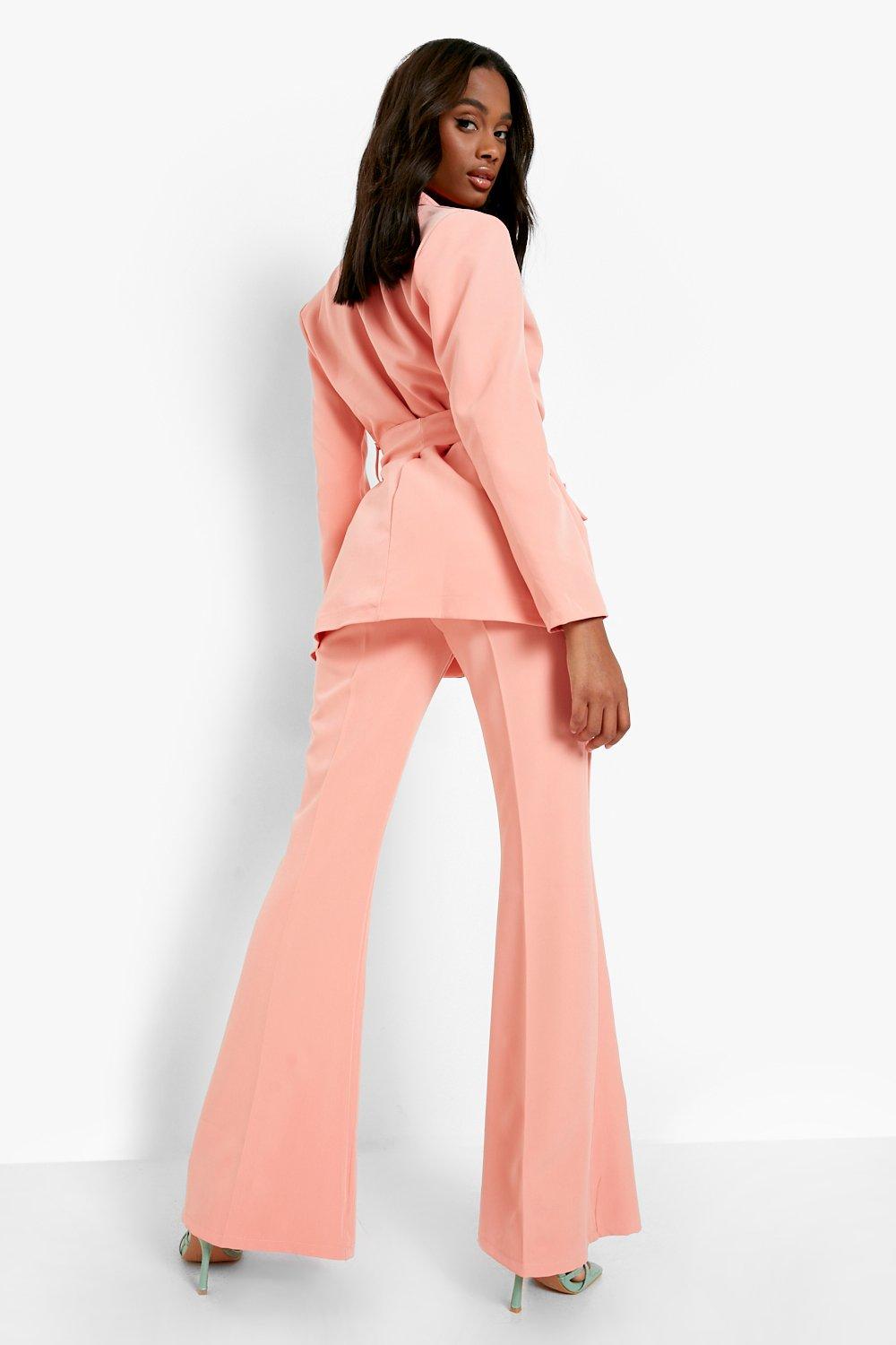 Tailored Fit & Flare Pants