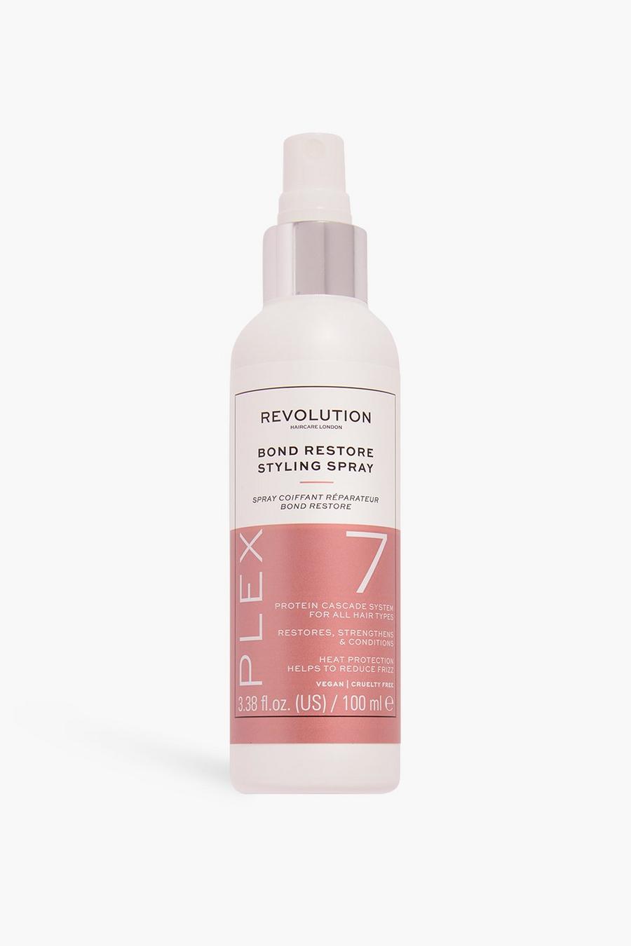 Rose gold metallic Revolution Hair Plex 7 Bond Styling Spray