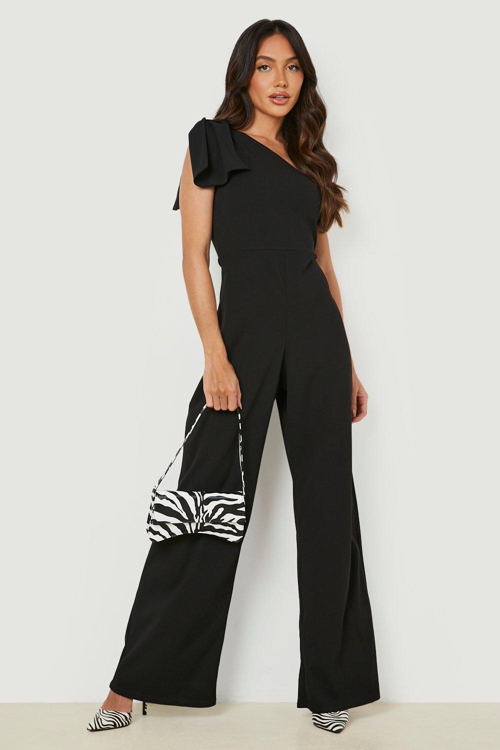 Satin Strapless Tailored Jumpsuit