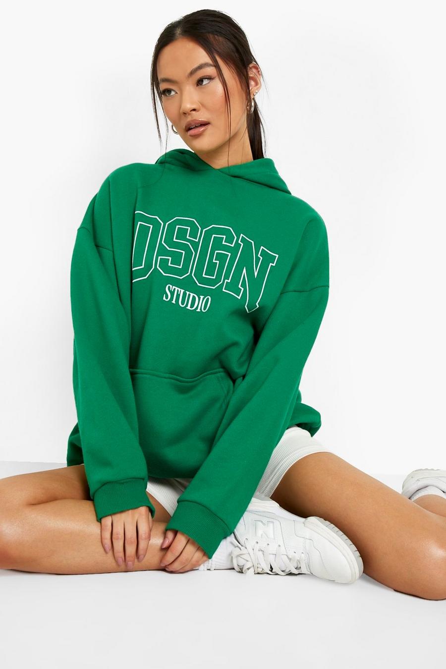 Green Dsgn Studio Collegiate Oversized Hoodie 