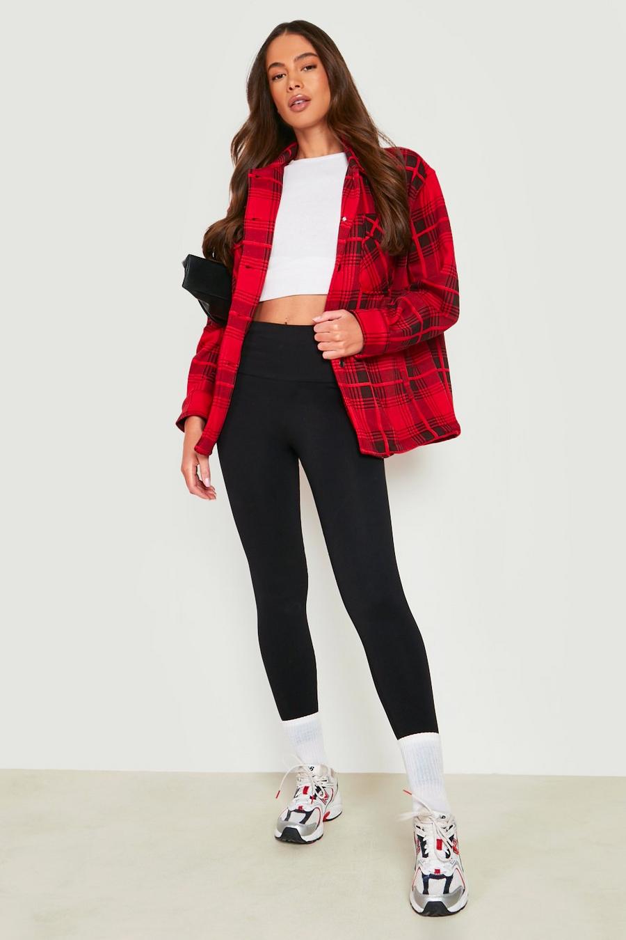 Red Check Trucker Jacket  image number 1