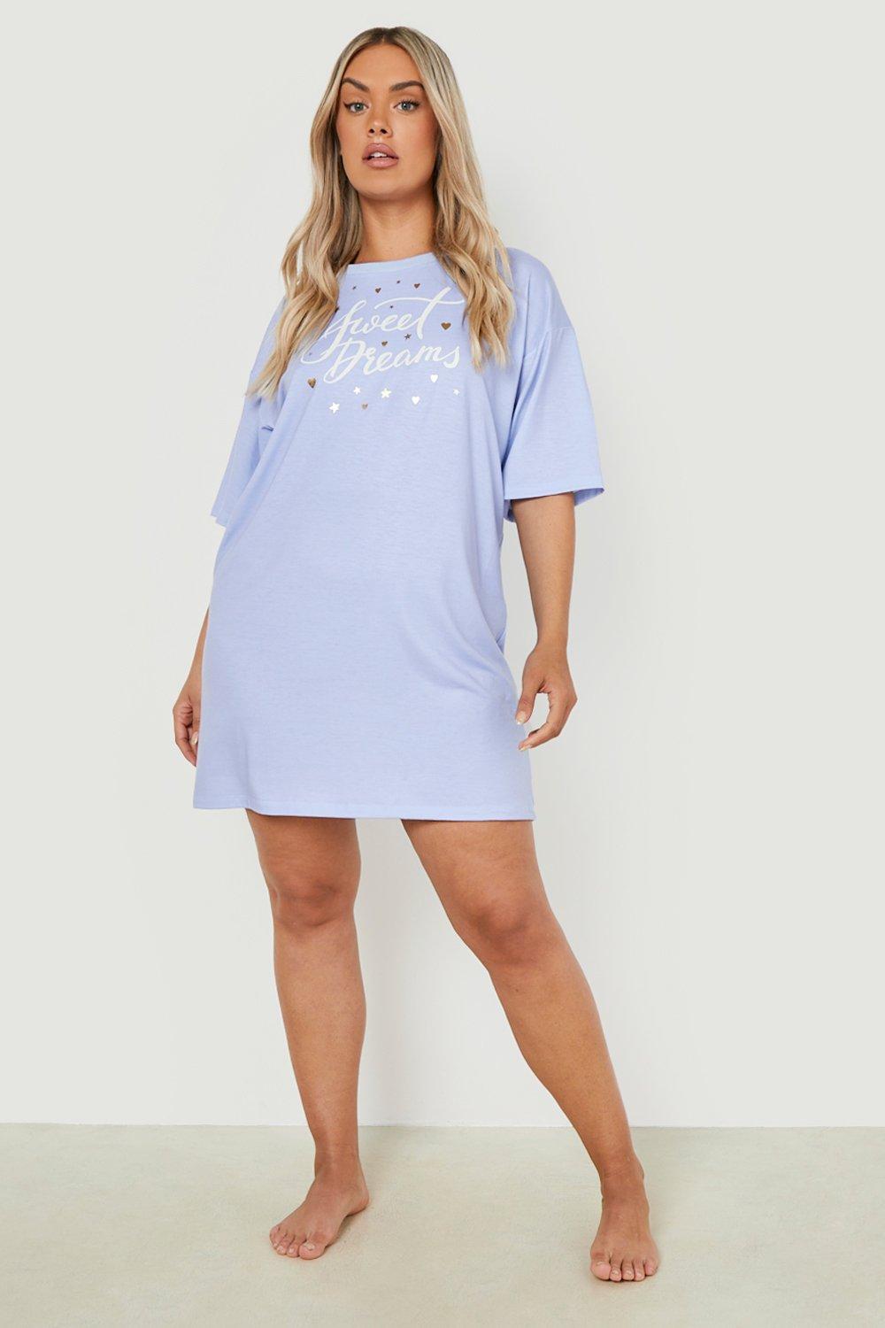 Tee shirt de nuit grande taille top