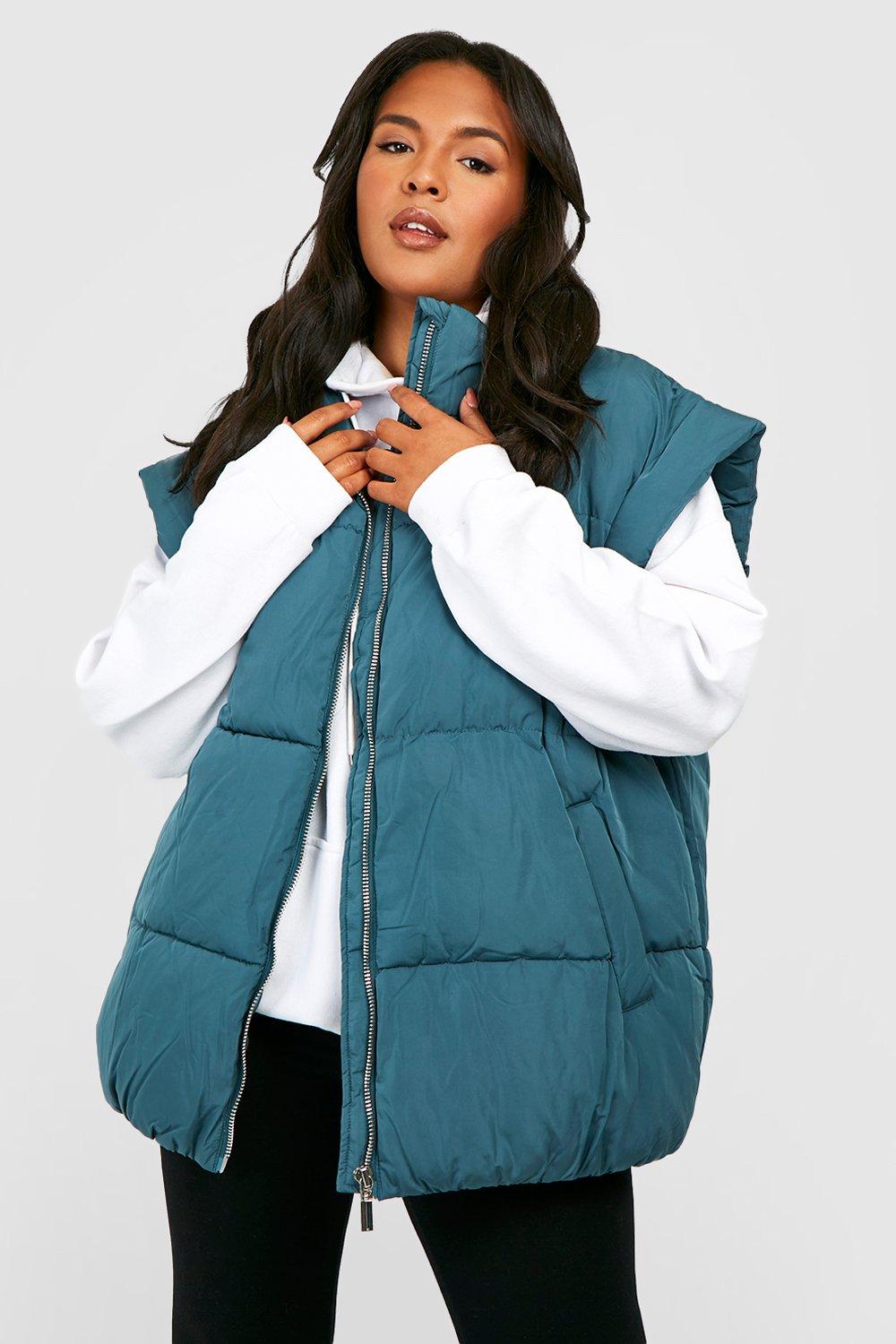 Plus on sale puffer vest