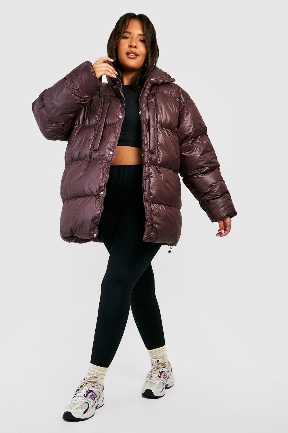 Boohoo jackets hot sale plus size