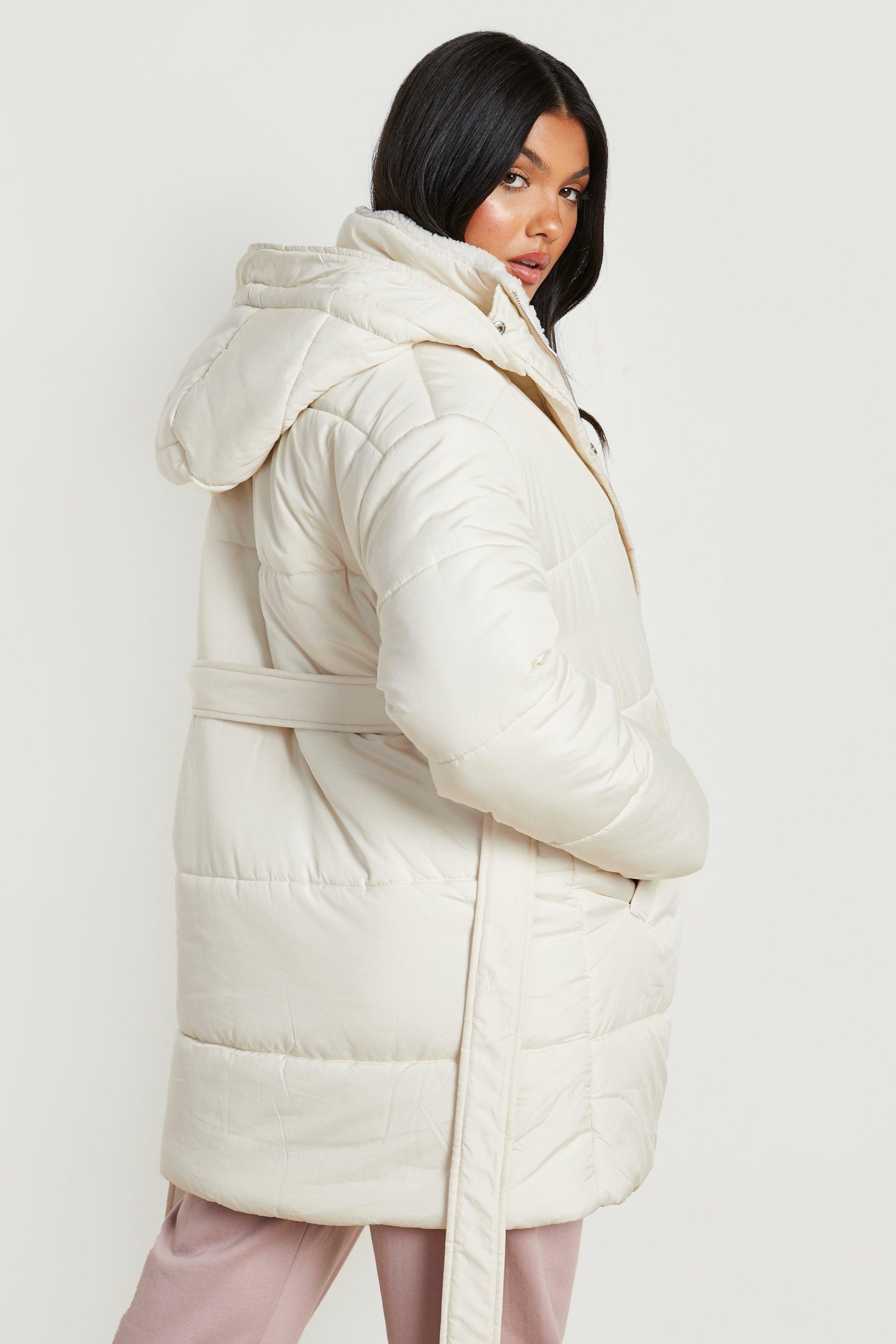 Boohoo on sale parka coats