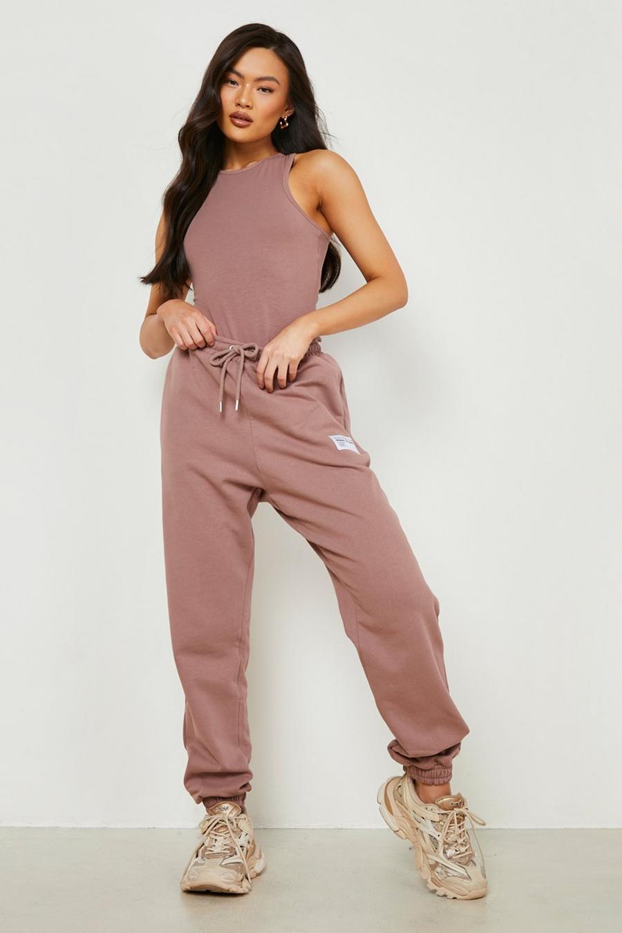 Chocolate Racer Bodysuit And Jogger Tracksuit image number 1