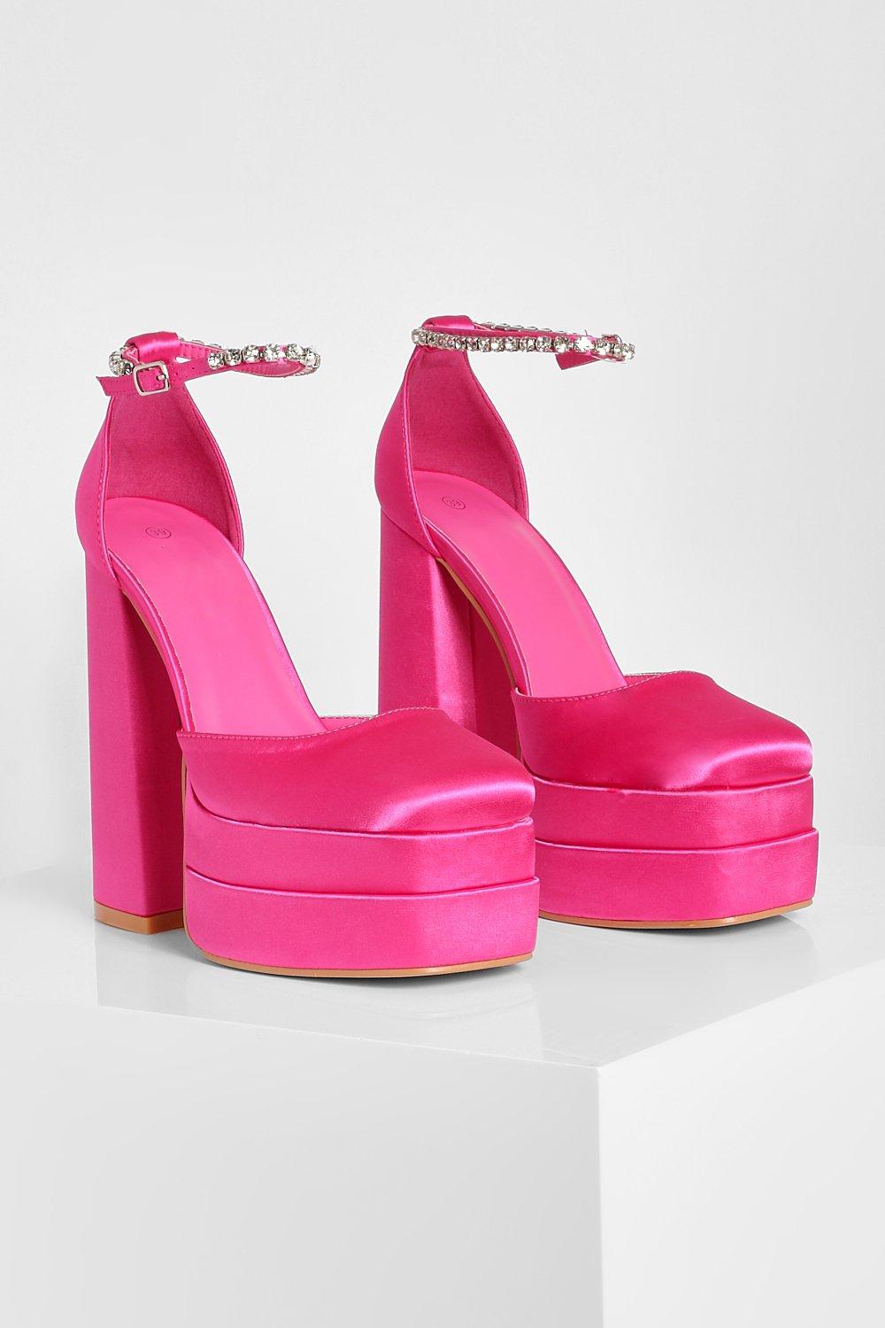 Boohoo clearance pink heels