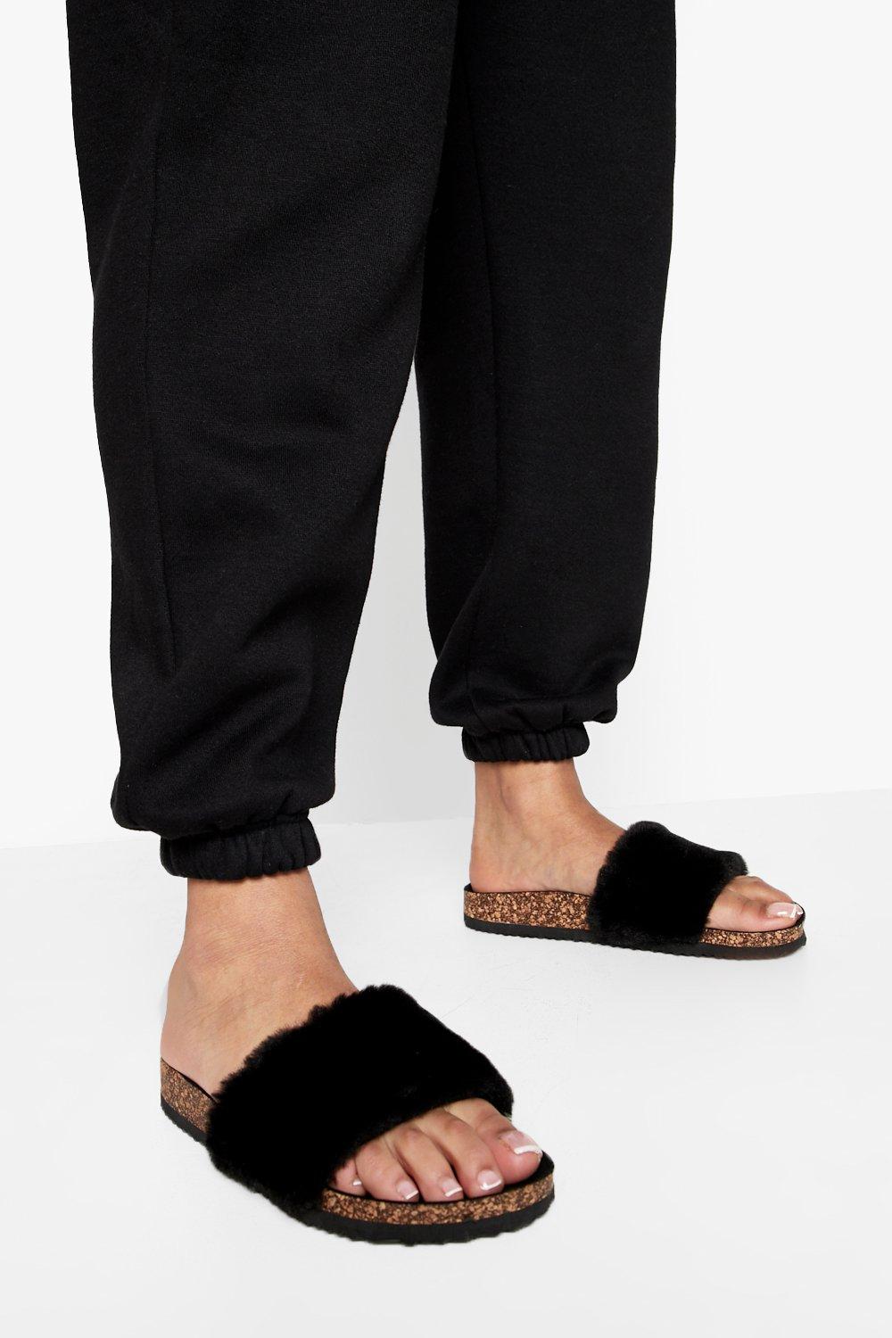 Dames slippers met discount voetbed