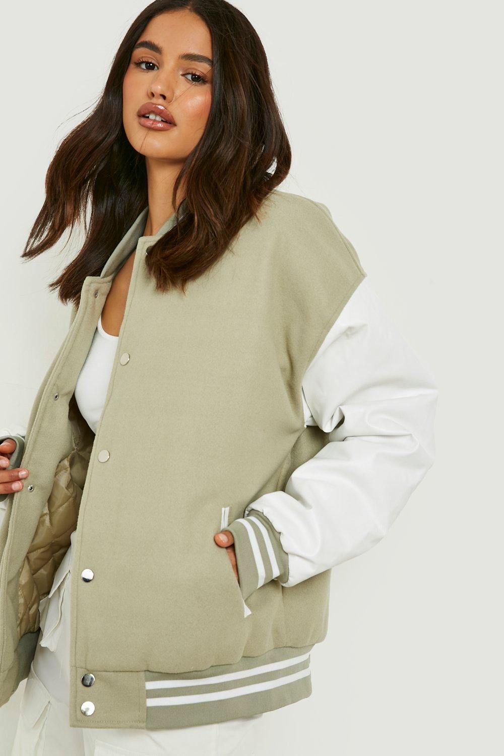 Padded varsity jacket hotsell