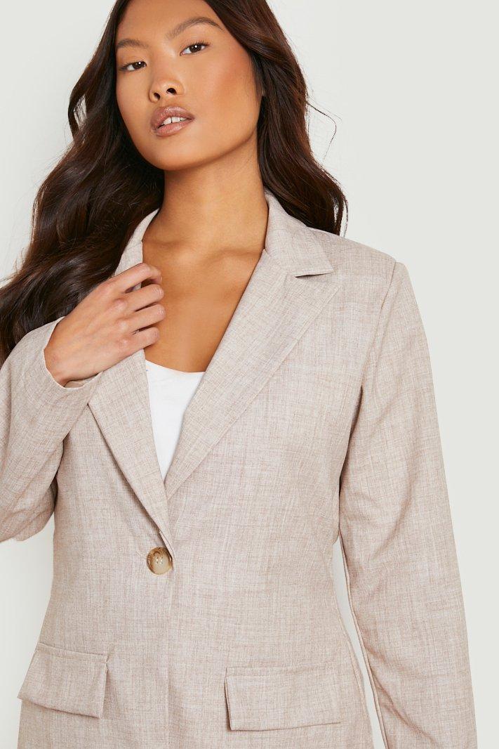 Petite 2025 linen blazer