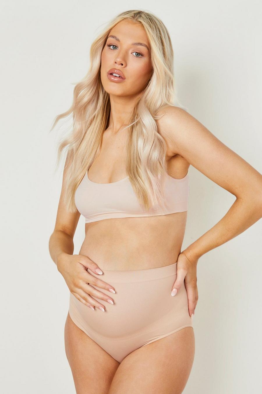 Nude Maternity Seamless Bump Support Brief
