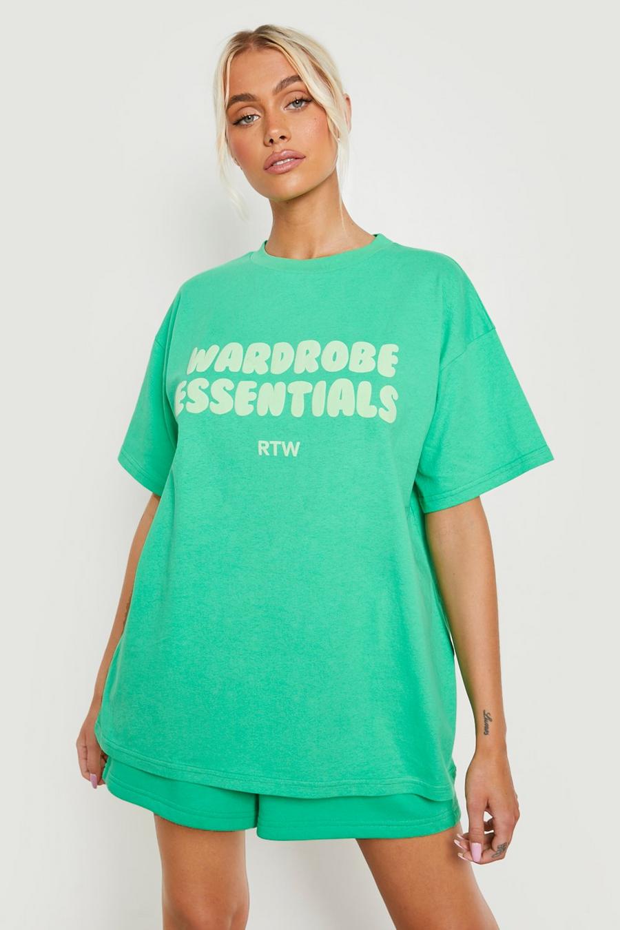 Green Wardrobe Essentials Graphic T-Shirt image number 1