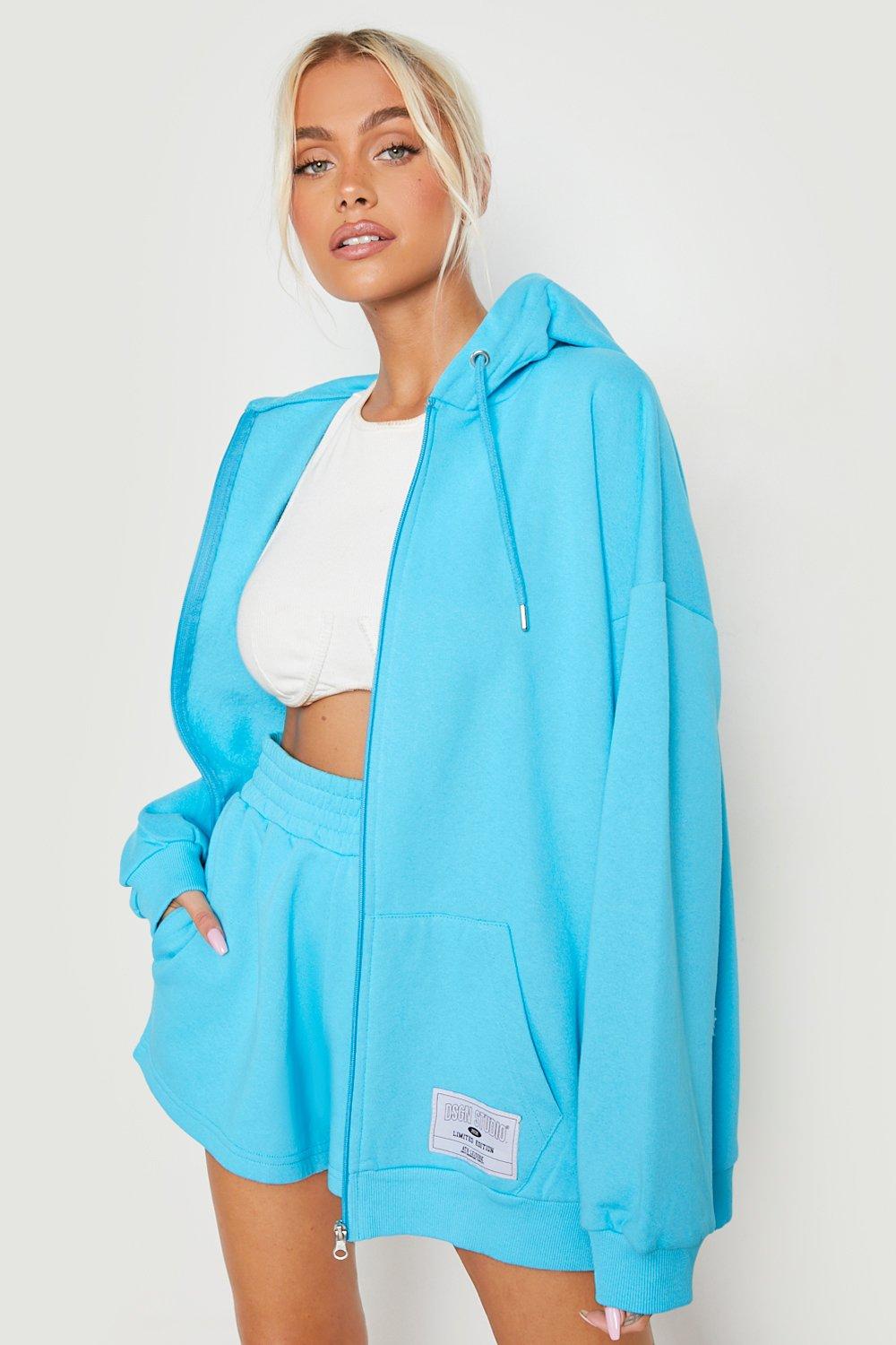 Zip up hoodie boohoo hotsell
