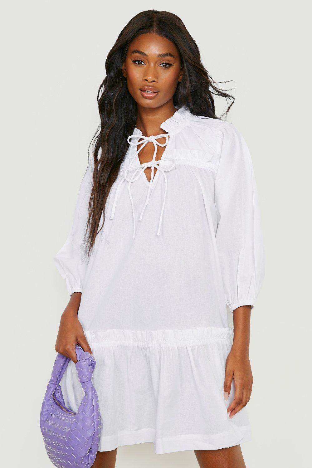 Topshop smock hot sale dress