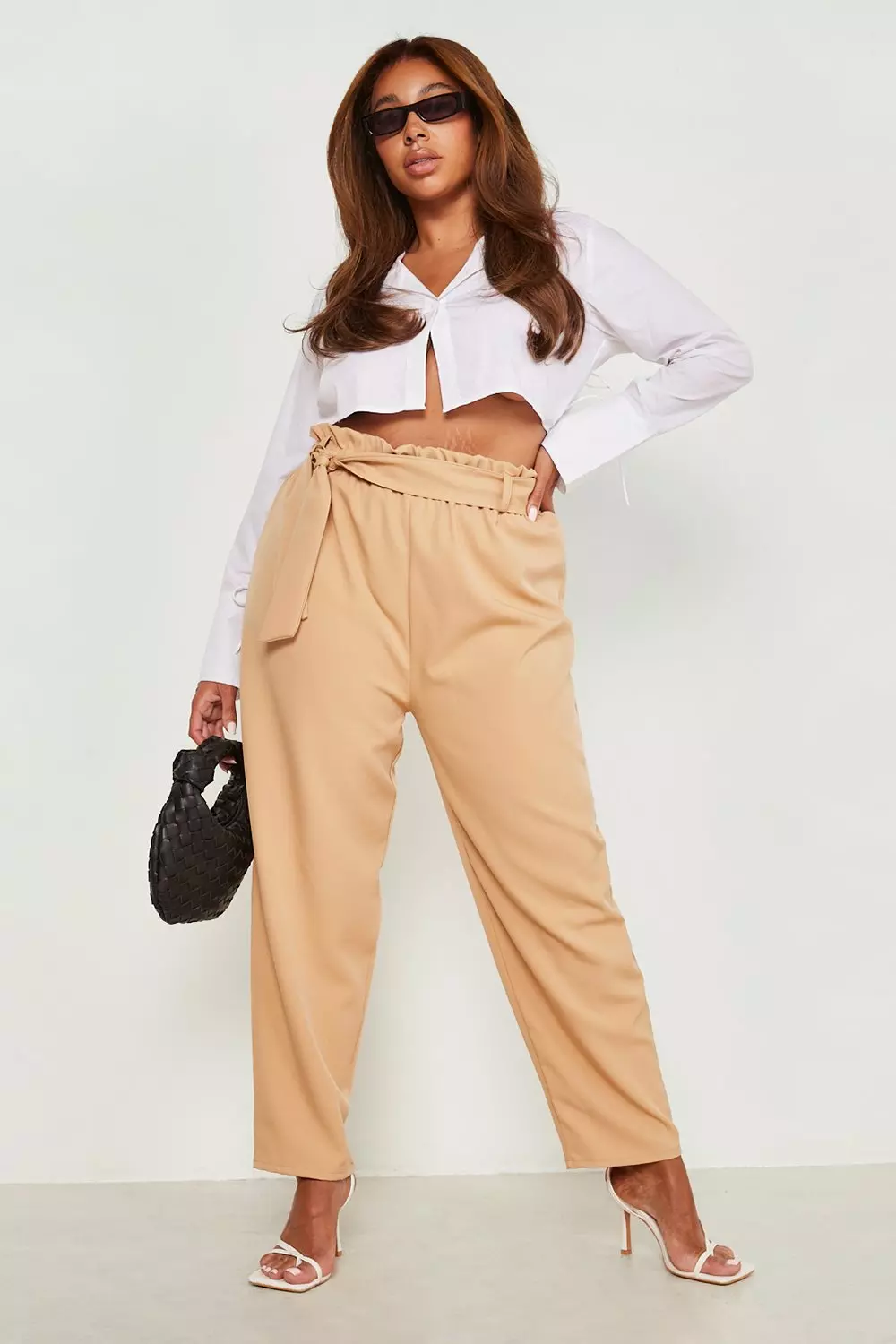 Elasticated 2025 paperbag trousers