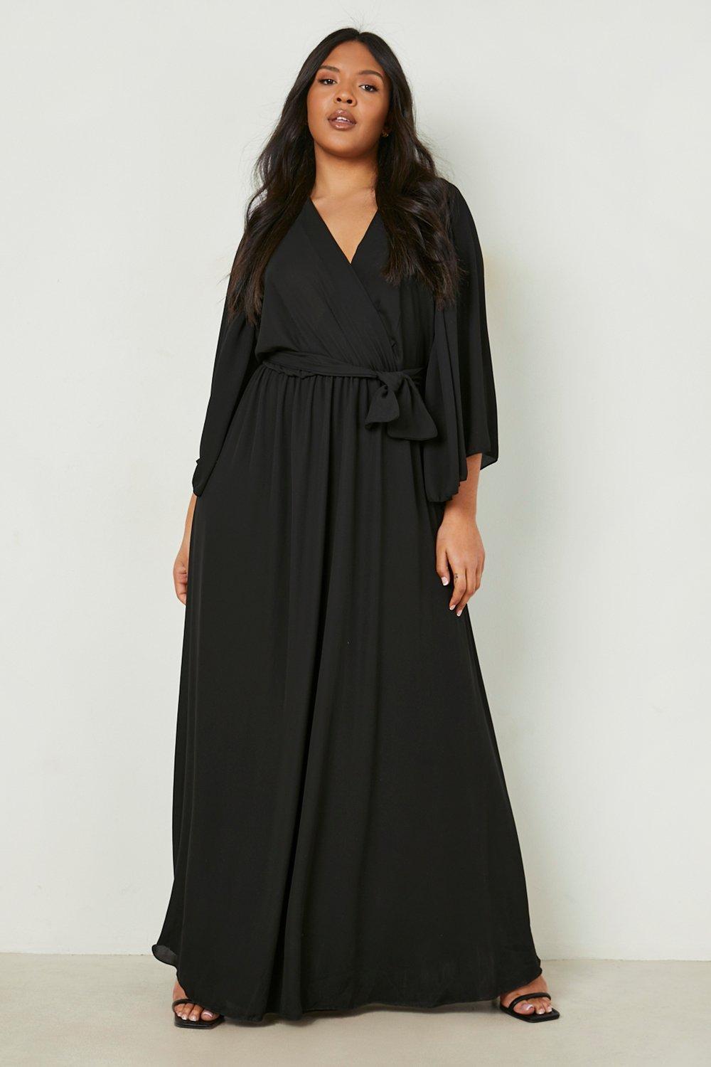 Long sleeve maxi clearance dress plus size uk