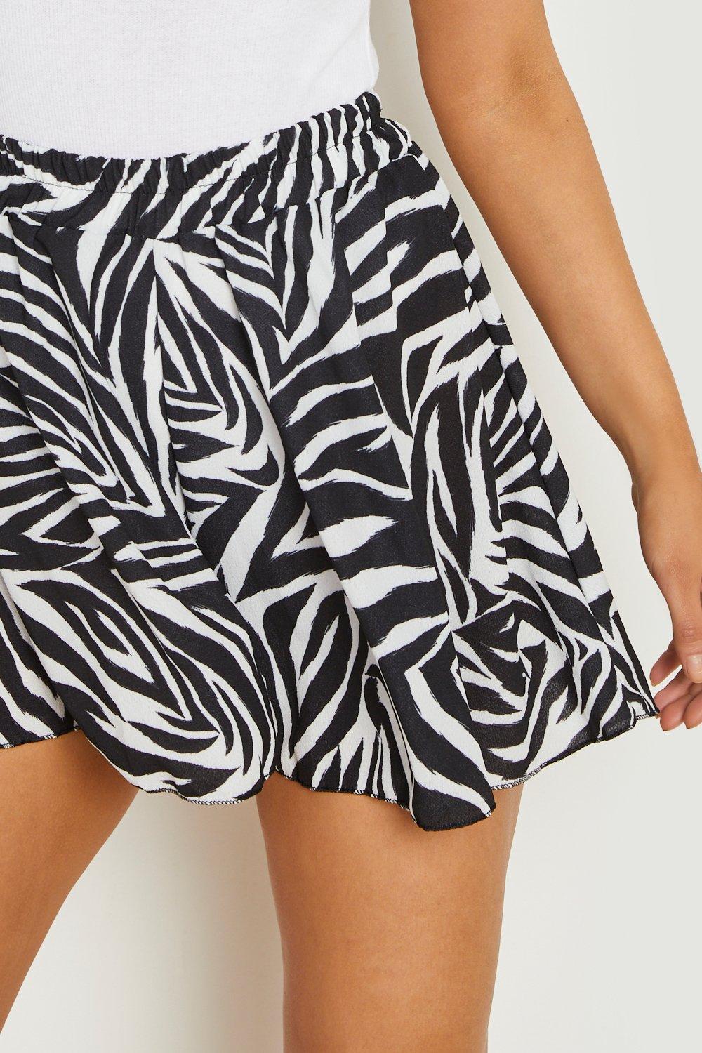 Women's Shein Curve Zebra Print Pencil Skirt, Size 2XL - White/Black -  Dutch Goat