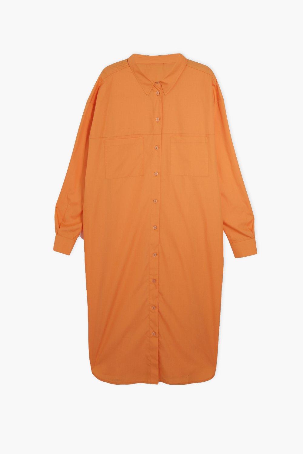 Boohoo maxi shirt on sale dress