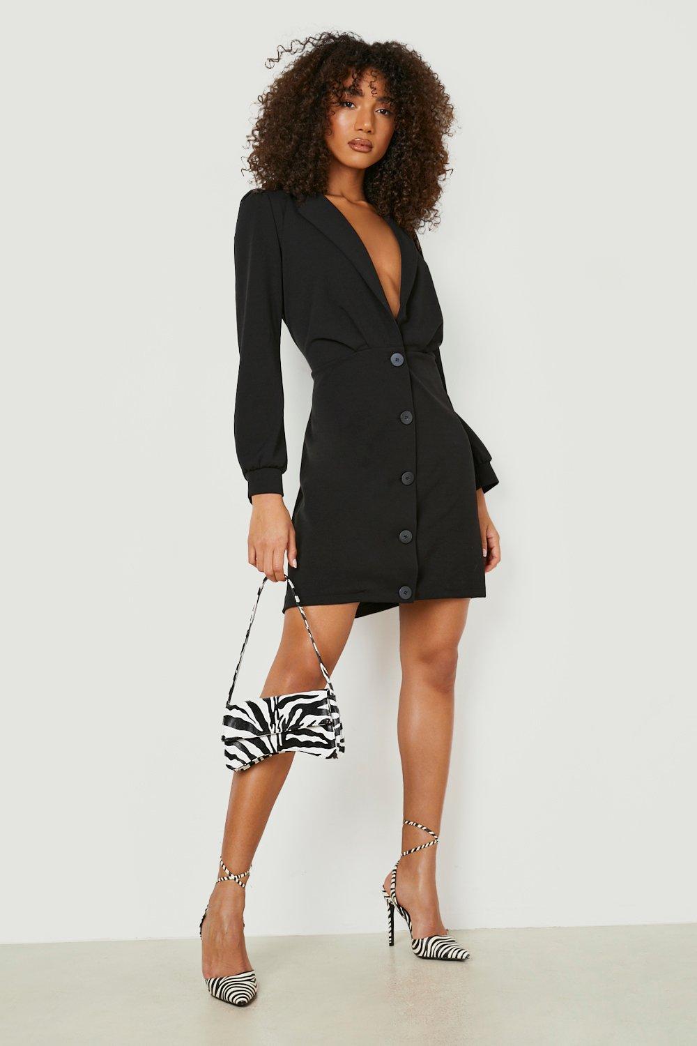 Topshop horn button outlet dress