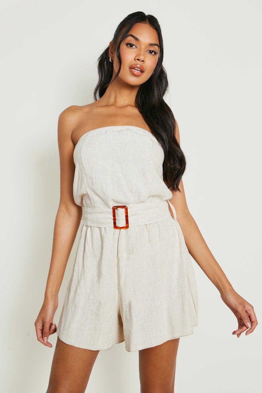 white floaty playsuit