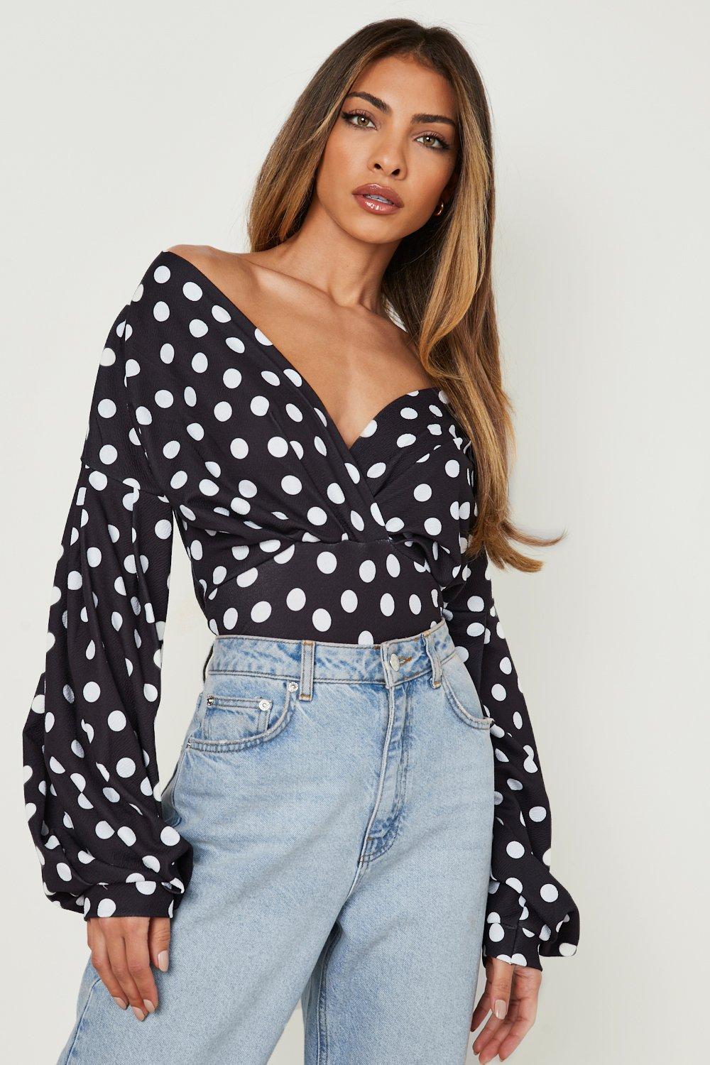 polka dot bodysuit