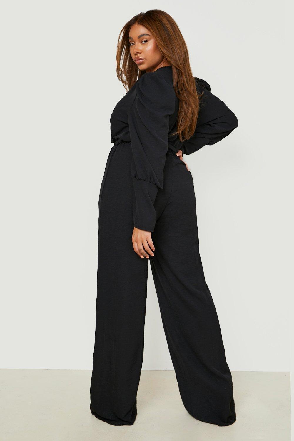 https://media.boohoo.com/i/boohoo/gzz12018_black_xl_1/female-black-plus-woven-puff-sleeve-belted-taper-jumpsuit